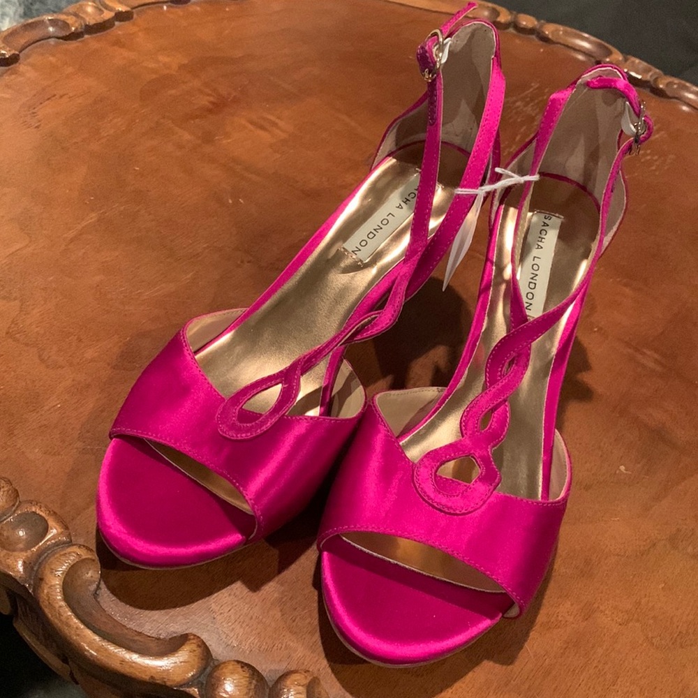 Sacha London satin heels